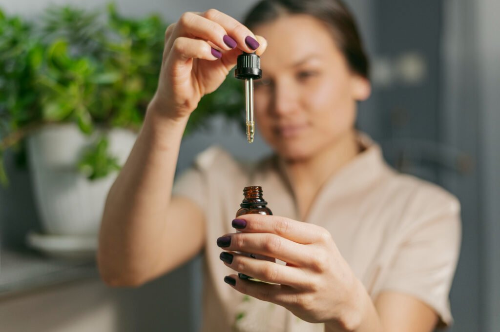 Foto do produto que se utilizar nos tratamentos de cannabidol.
